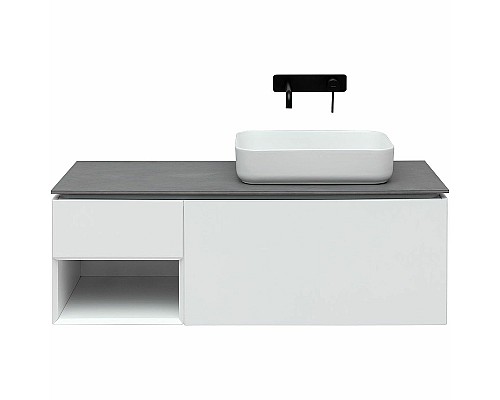 Тумба под раковину Allen Brau Infinity 120 R 1.21008.WM подвесная Белая матовая