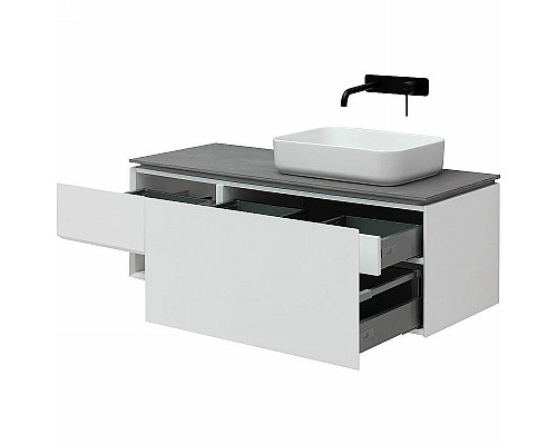 Тумба под раковину Allen Brau Infinity 120 R 1.21008.WM подвесная Белая матовая