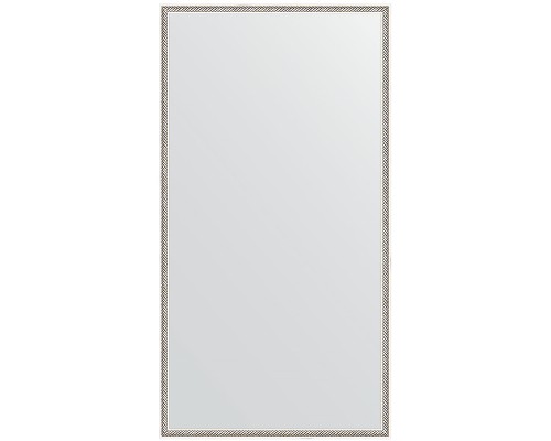 Зеркало Evoform Definite 128х68 BY 0742 в багетной раме - Витое серебро 28 мм