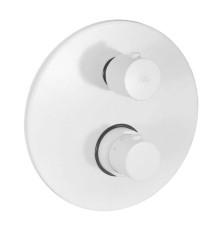 Термостатический смеситель для душа Paffoni Light на 3 позиции, Bianco Opaco