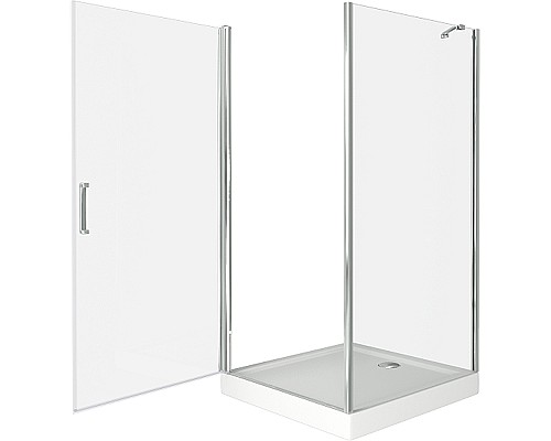 Душевой уголок Good Door Pandora CR-80-C-CH 80х80 профиль Хром стекло прозрачное