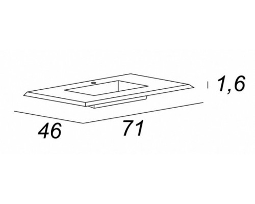 Раковина из искусственного мрамора Cezares 50212