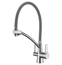 Смеситель Lemark Comfort LM3071C-Gray для кухни с подключением к фильтру с питьевой водой