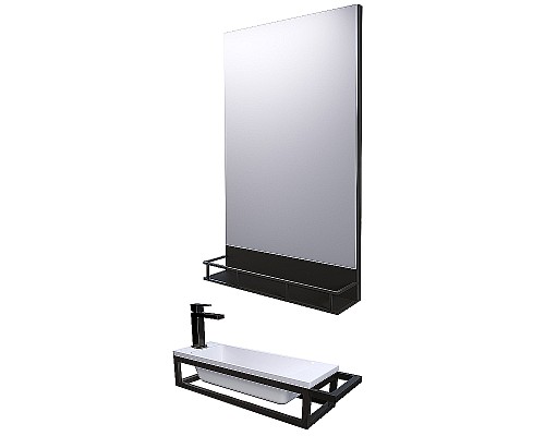 Зеркало Grossman Метрис 50 205001 Черное