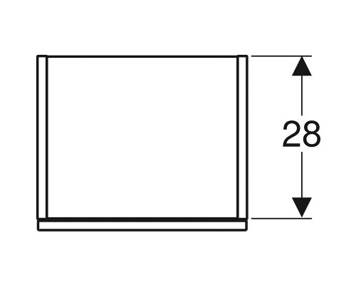 Боковой шкафчик Geberit Smyle Square 36 см 500.361.JK.1
