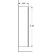 Боковой шкафчик Geberit Smyle Square 36 см 500.361.JK.1