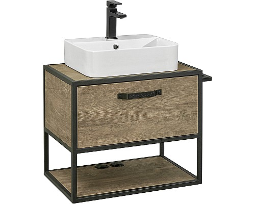 Тумба под раковину Aquaton Лофт Фабрик 65 1A242301LTDY0 подвесная Дуб кантри