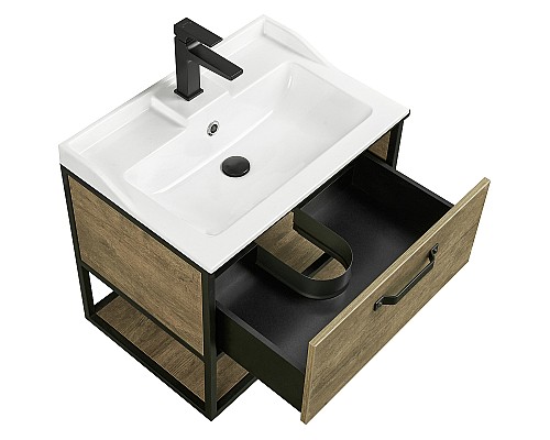 Тумба под раковину Aquaton Лофт Фабрик 65 1A242301LTDY0 подвесная Дуб кантри