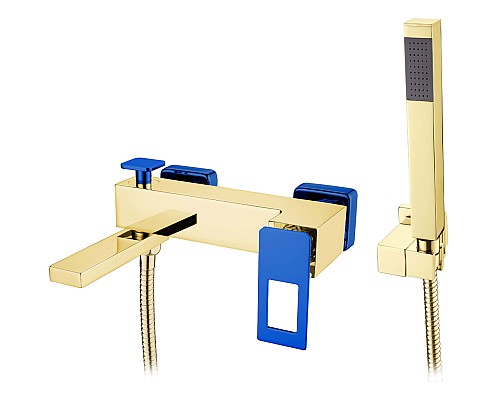Смеситель для ванны,для душа Boheme Q 143-GUV золото