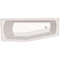Асимметричная акриловая ванна C-bath Nika 170*70 L