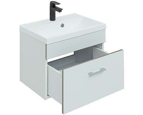 Тумба под раковину Aquanet Верона 50 272425 подвесная Белая матовая
