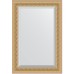Зеркало Evoform Exclusive 95х65 BY 1274 с фацетом в багетной раме - Сусальное золото 80 мм