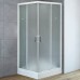 Душевой уголок Royal Bath HP 90х90 RB90HP-C с поддоном профиль Белый стекло матовое