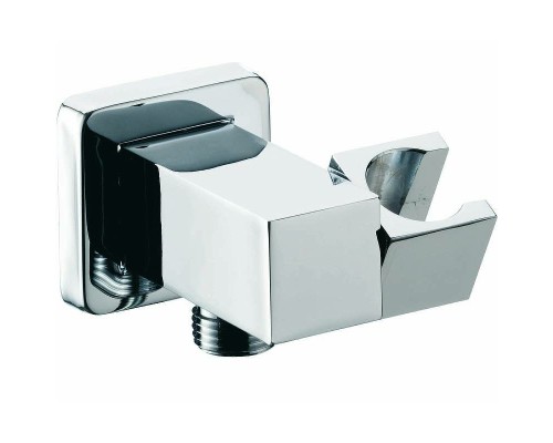 Шланговое подключение Remer 337S с держателем ручного душа Хром