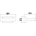 Двойной крючок Belz B903 B90305-2 Черный матовый