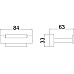 Двойной крючок Belz B903 B90305-2 Черный матовый