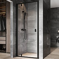 Душевая дверь Ravak Nexty NDOP1-90 03O70300Z1 профиль Черный стекло Transparent