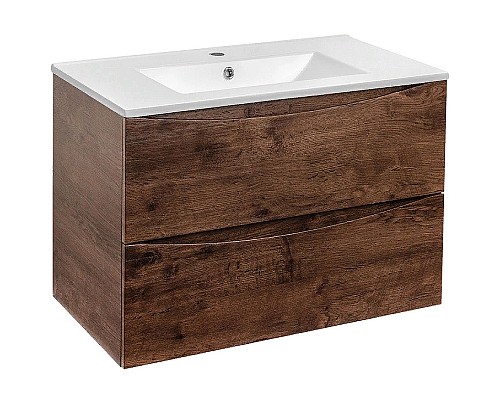 Тумба под раковину Vincea Mia 80 VMC-2MC800RW подвесная R.Wood