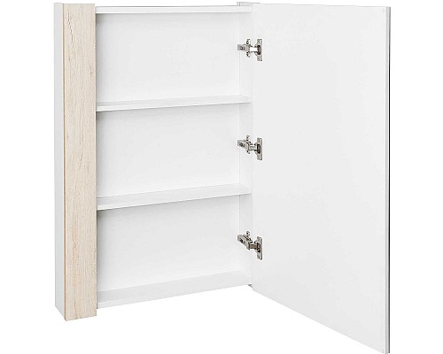 Зеркальный шкаф Aquaton Кантри 55 1A257702AHB20 Белый глянцевый Дуб верона Зеркальный шкаф Aquaton Кантри 55 1A257702AHB20 Белый глянцевый Дуб верона