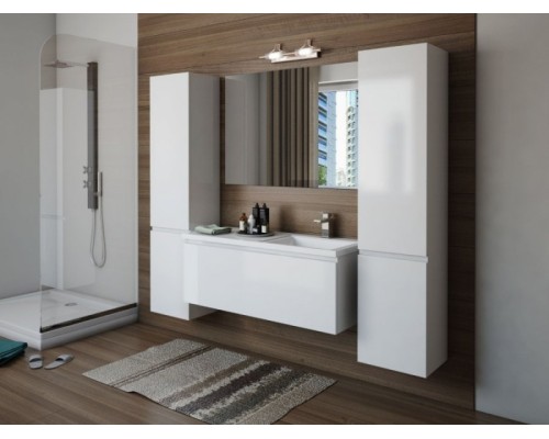 Шкаф пенал Эстет Dallas Luxe 40 R ФР-00001945 подвесной Белый