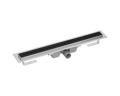 Душевой лоток Ravak Runway OZ 75 X01750 с Черной матовой решеткой