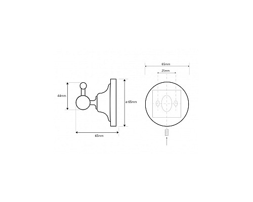 Крючок Bemeta144106017