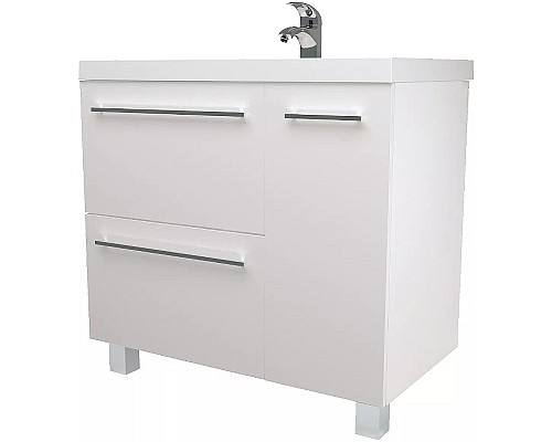 Тумба под раковину 1MarKa Соната 90Н У83680 Белый глянец