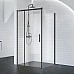 Душевой уголок BelBagno Acqua 120х90 ACQUA-AH-1-120/90-C-NERO Черный
