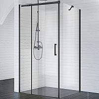 Душевой уголок BelBagno Acqua 120х90 ACQUA-AH-1-120/90-C-NERO Черный
