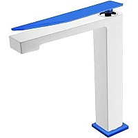 Смеситель для раковины Boheme Q 142-WUW.2 Белый Синий