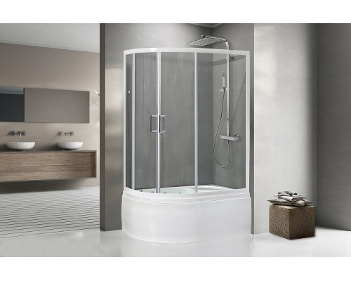 Душевой уголок Royal Bath BK 120х80 с поддоном Белый