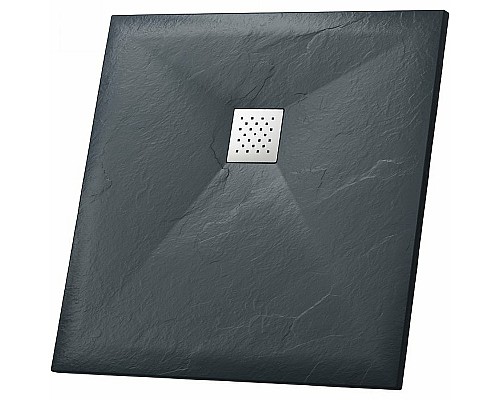 Душевой поддон из искусственного камня Grossman Strong 100x100 GR-S2100100Q Графит