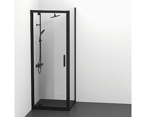 Душевая стенка Ideal Standard Connect 2 80 K9299V3 профиль Черный стекло прозрачное