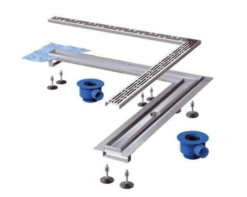 Декоративная решетка угловая TECE drainline basic