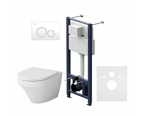 Комплект инсталляция AM.PM Inspire с унитазом и клавишей IS49001.501700