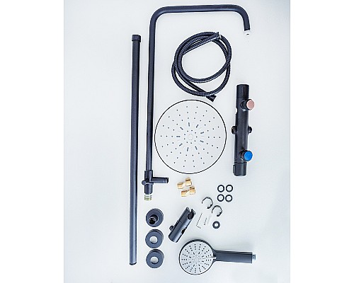 Душевая система Agger Thermo A2451244 Черная