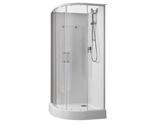 Душевая кабина Aquanet Passion EVO R White 100х100 281965 без гидромассажа