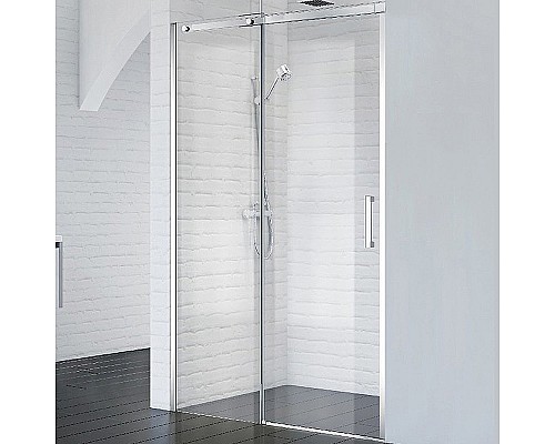 Душевая дверь BelBagno Acqua 100 ACQUA-BF-1-100-C-Cr профиль Хром стекло прозрачное