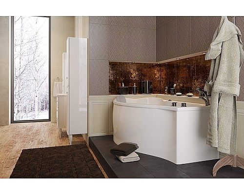 Акриловая ванна Marka One Gracia 170х100 L 01гр1710л