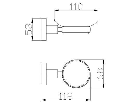 Мыльница Rav Slezak Colorado COA0300Z Золото