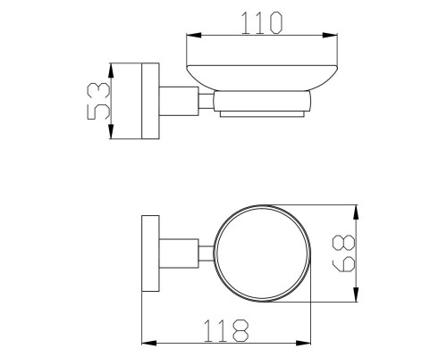 Мыльница Rav Slezak Colorado COA0300Z Золото