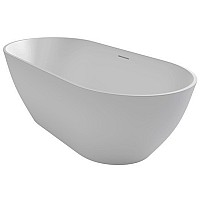 Овальная ванна из искусственного камня Riho Bilbao 170x80 белая BS1000500000000