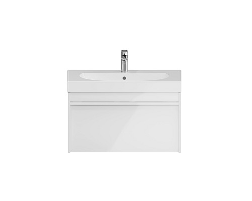 Тумба Kerama Marazzi MODULA подвесная 80 с ящиком 1+1, белая глянцевая Тумба Kerama Marazzi MODULA подвесная 80 с ящиком 1+1, белая глянцевая