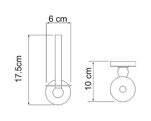 Держатель запасного рулона WasserKRAFT Aland K-8597 Хром