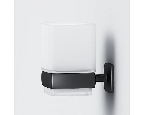 Стакан для зубных щеток AM.PM Gem A9034322 Черный Белый