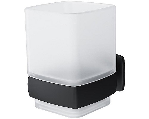 Стакан для зубных щеток AM.PM Gem A9034322 Черный Белый