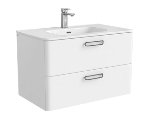 Тумба с раковиной IDDIS Brick 80 подвесная белая BRI80W0i95K