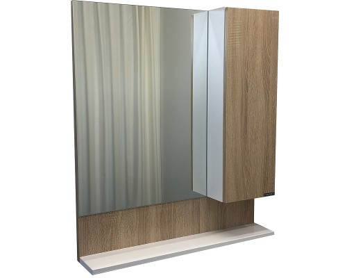 Зеркальный шкаф Comforty Рига 70 00004142212 Дуб сонома