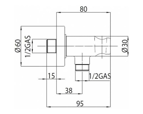 Держатель ручного душа Bossini C12000.073 Черный матовый