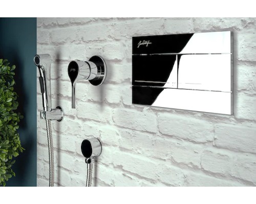 Гигиенический душ со смесителем Jacob Delafon Elate E24610-BL Черный матовый